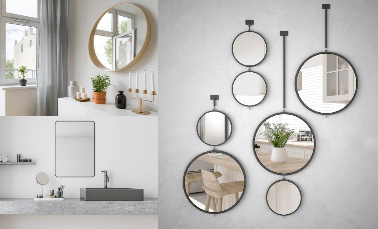 Decorative Wall Mirror Ideas: Stylish and Modern Wall Mirror Ideas for Indian Homes