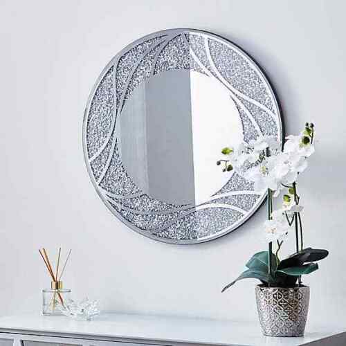 Accent Crystal Wash Basin Mirror for Bathroom