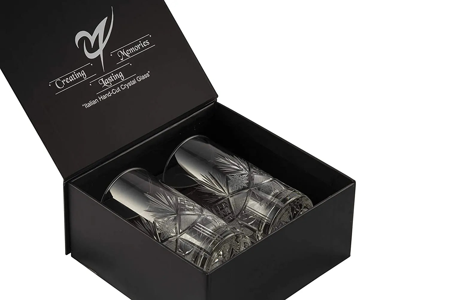 The Maxim Handcut Crystal Highball Glasses