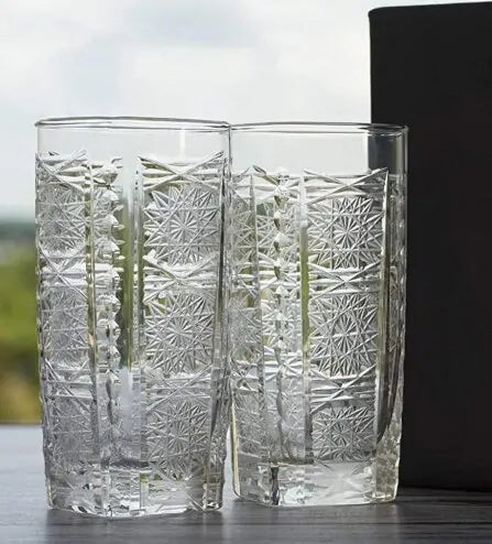 The Zaggy Cut Highball Glasses