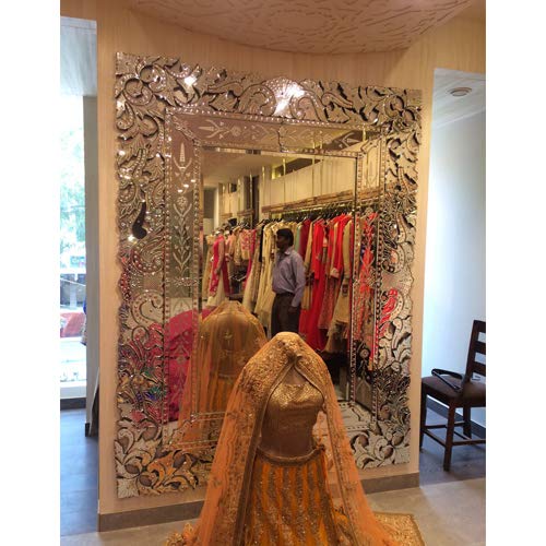 Accent Rectangle Vintage Venetian Mirror