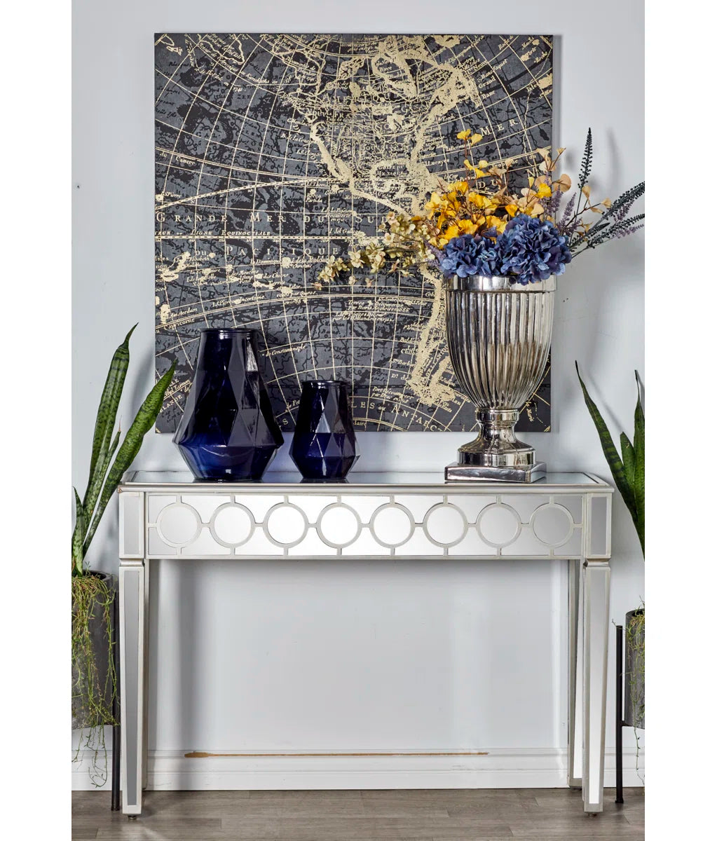 Arvena Luxe Mirrored Console Table (Exclusive on Accent Mirror)