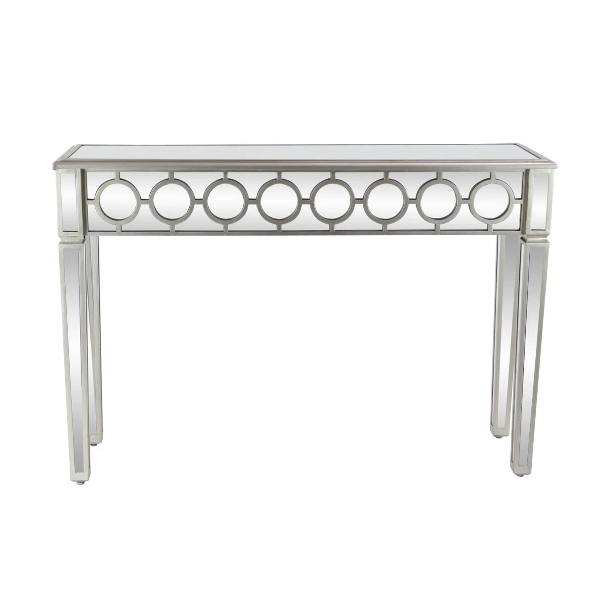 Arvena Luxe Mirrored Console Table (Exclusive on Accent Mirror)