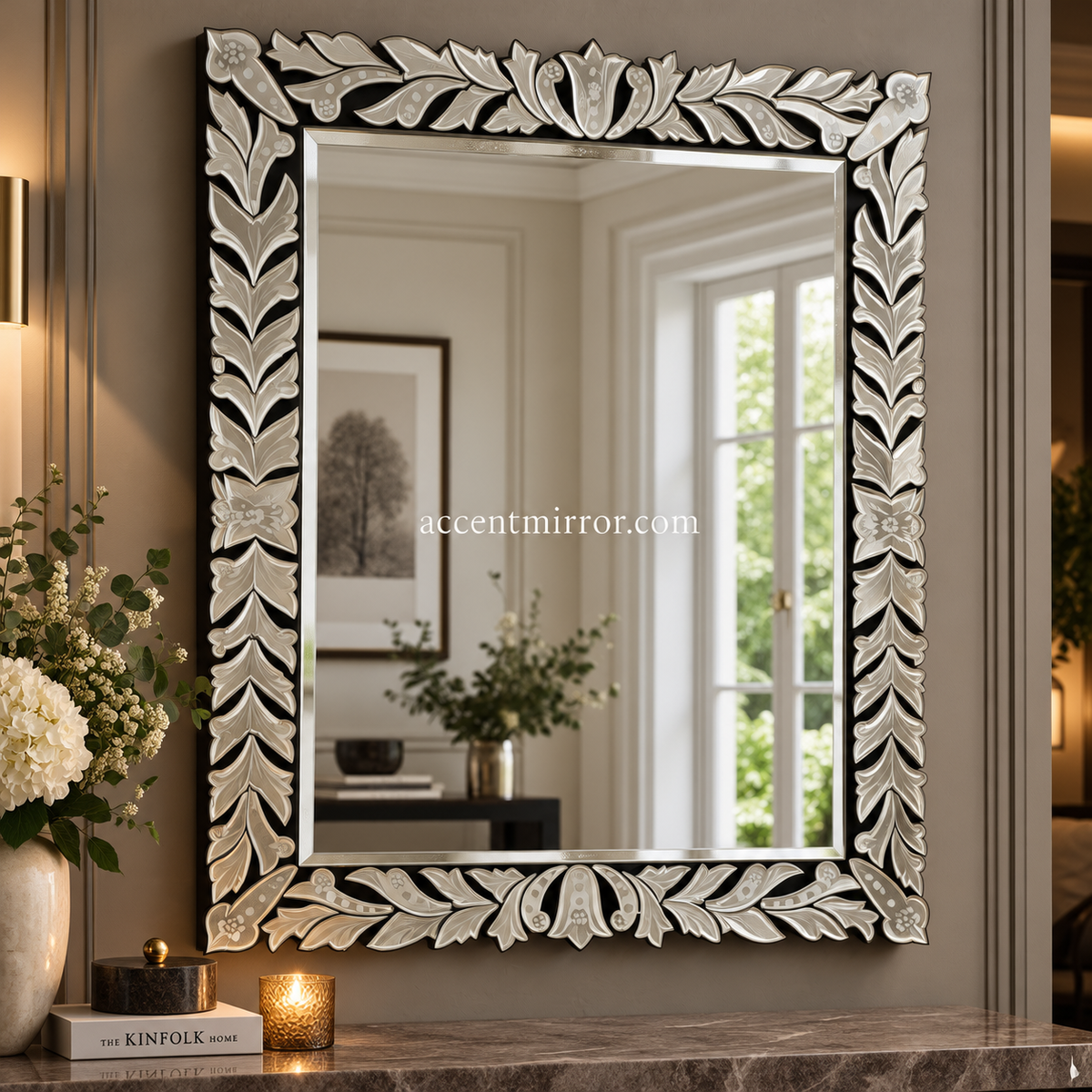 Aurora Venetian Wall Art Mirror