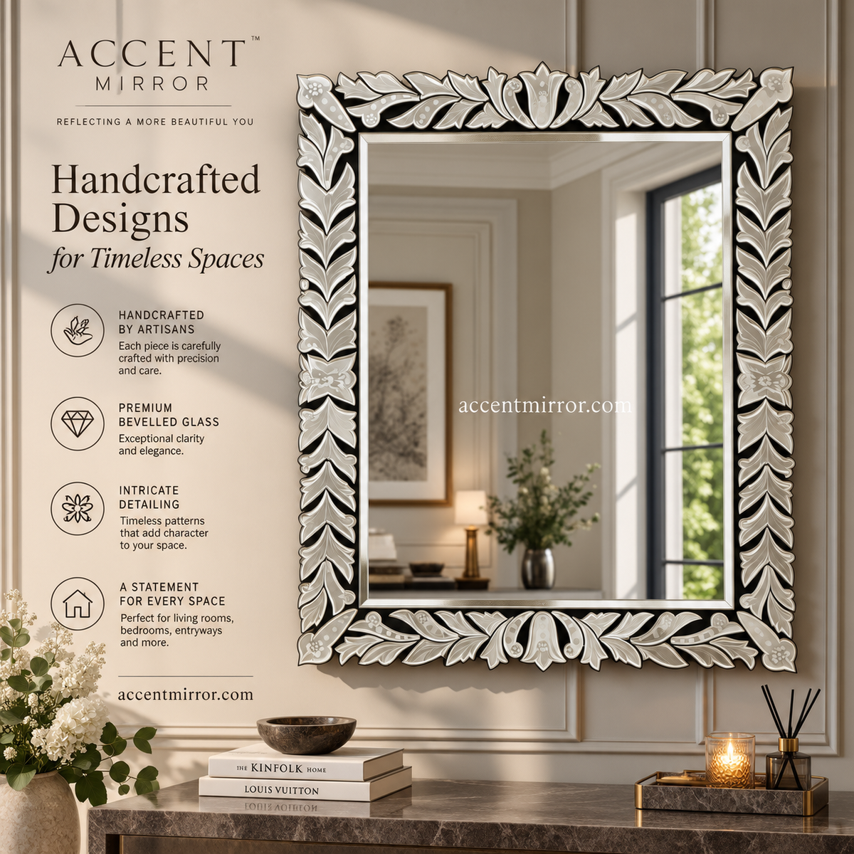Aurora Venetian Wall Art Mirror