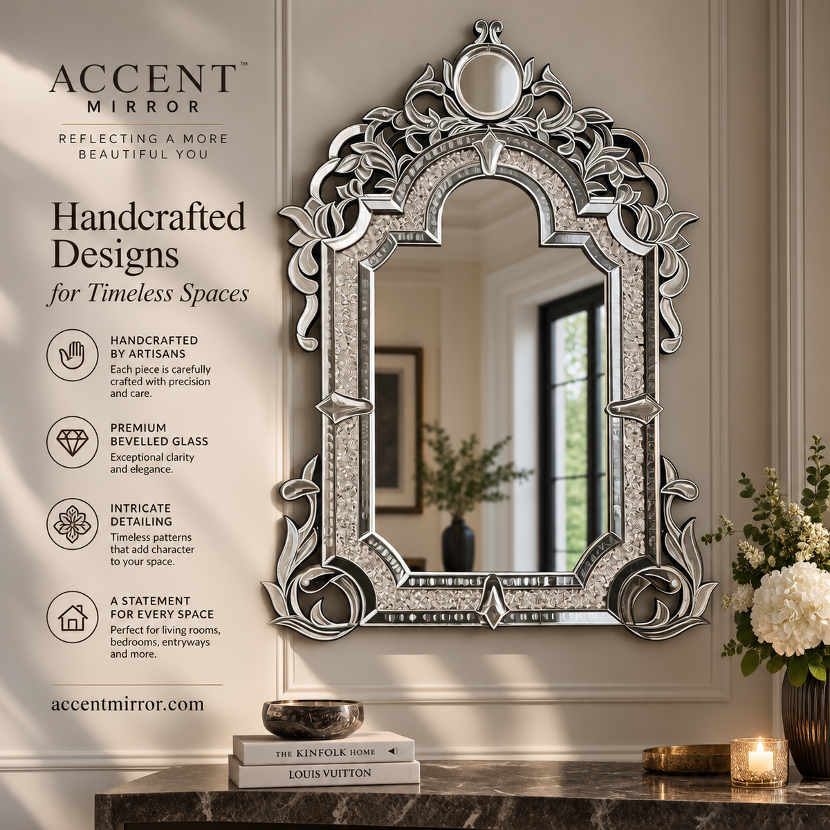 BG Wall Venetian Wall Mirror