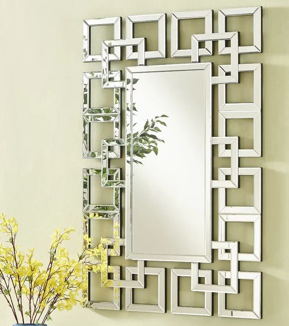 Cava Classical Rectangle Decorative Wall Mirror