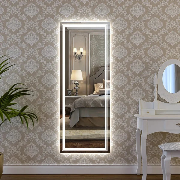 Dressing Table Led Mirror With Touch Sensor & Dimmable ( 3 Lights Integrated)