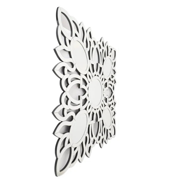 Eduina Asymmetrical Glass Wall Mirror