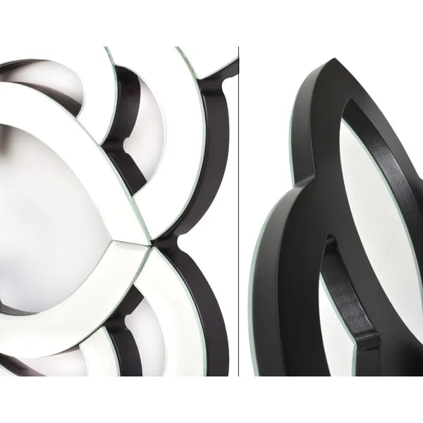 Eduina Asymmetrical Glass Wall Mirror