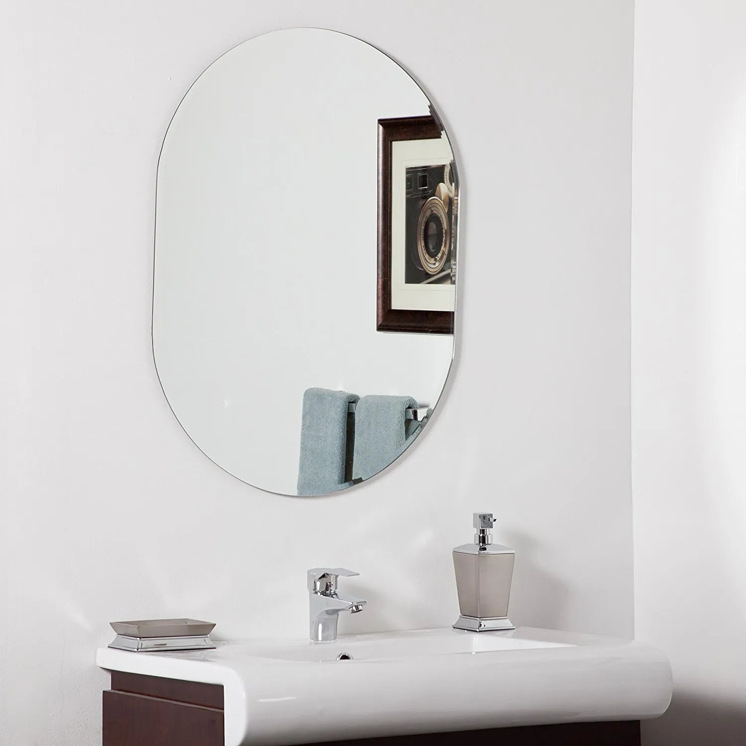 Flipsy Frameless Bathroom Mirror