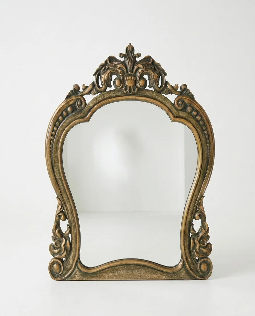 French Artisan Carved Mirror