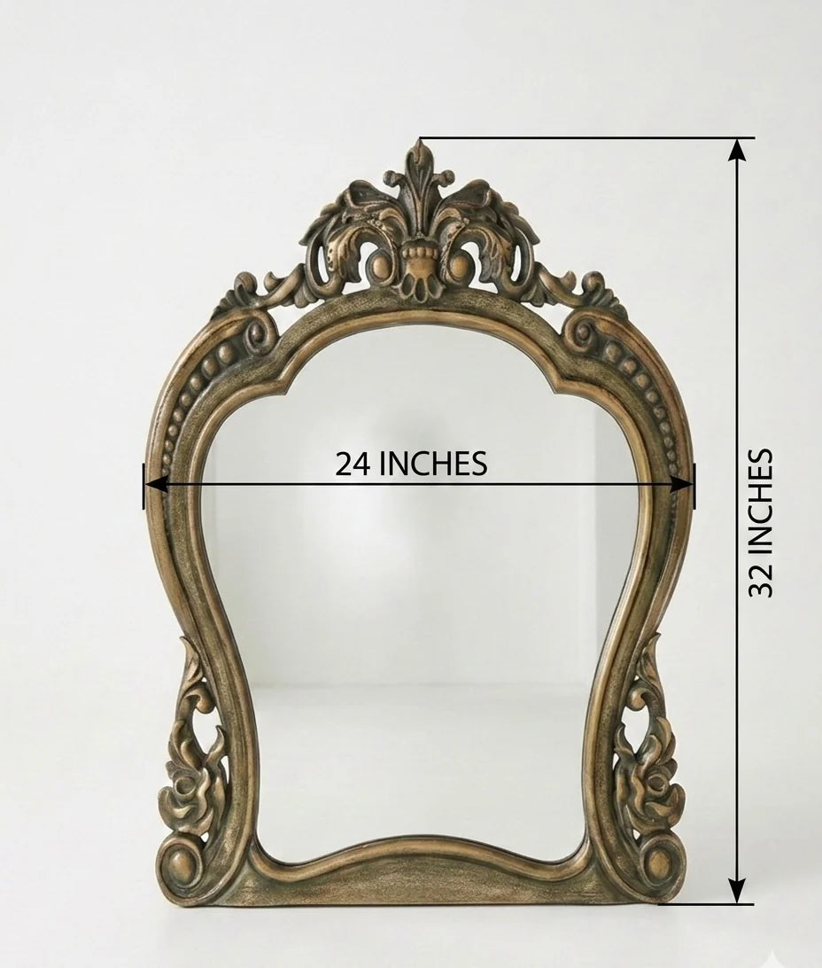 French Artisan Carved Mirror