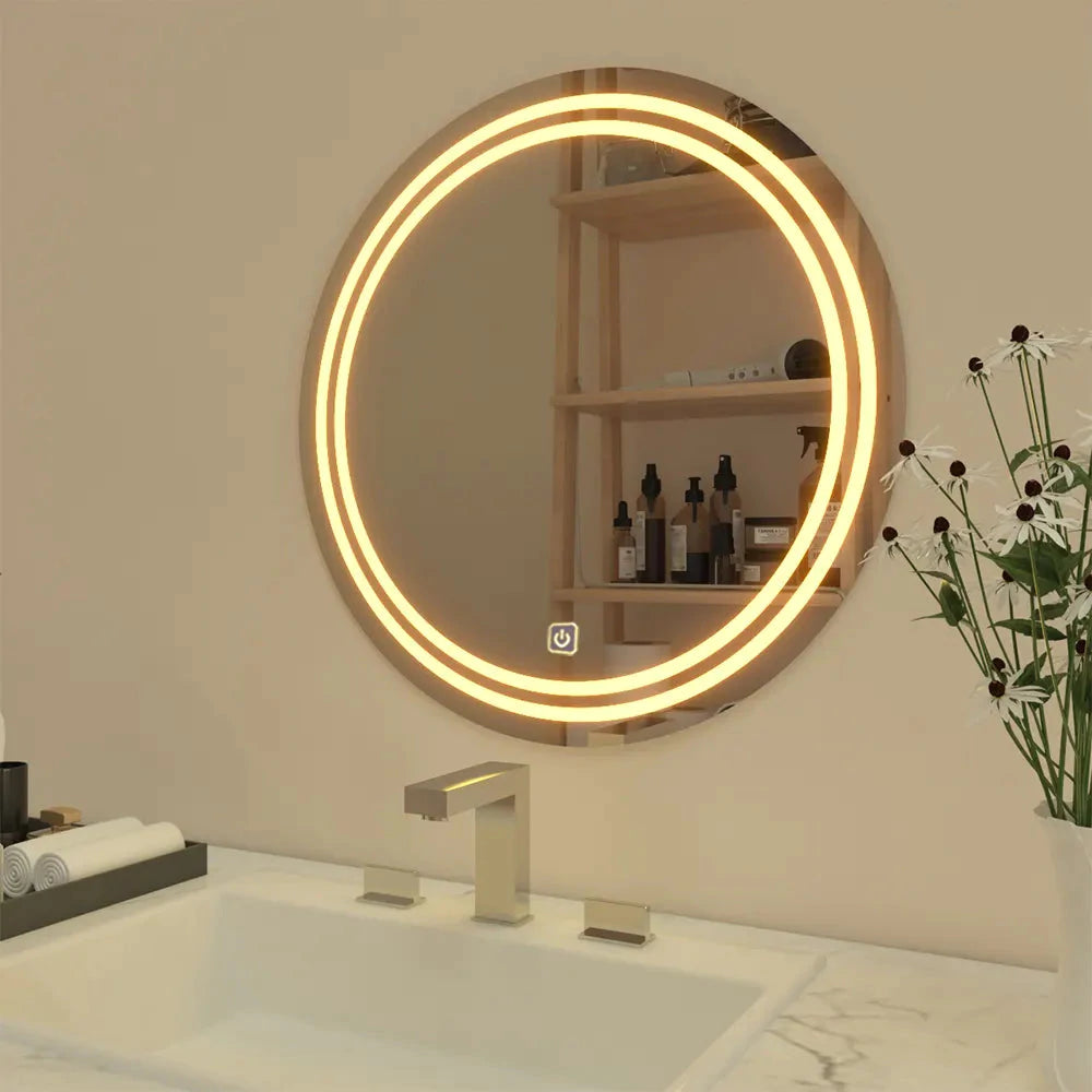 Glasgow Led Bathroom Mirror (3 Lights Integrated)