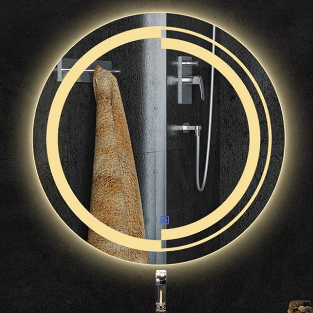 Illuminated Led Mirror With Touch Sensoe (3 Lights Integrated)