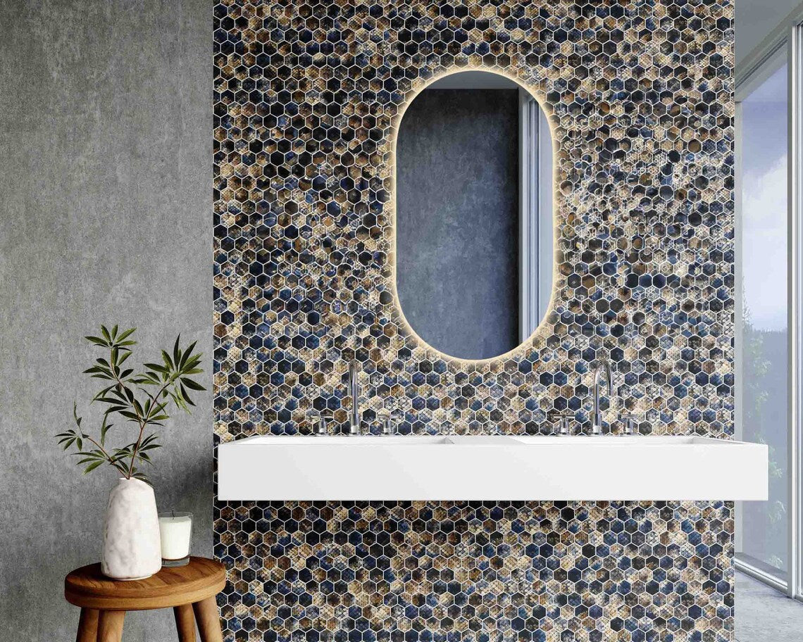 Instore Backlit Led Mirror For Washbasin With Touch Sensor & Dimmable (3 Lights Integrated)