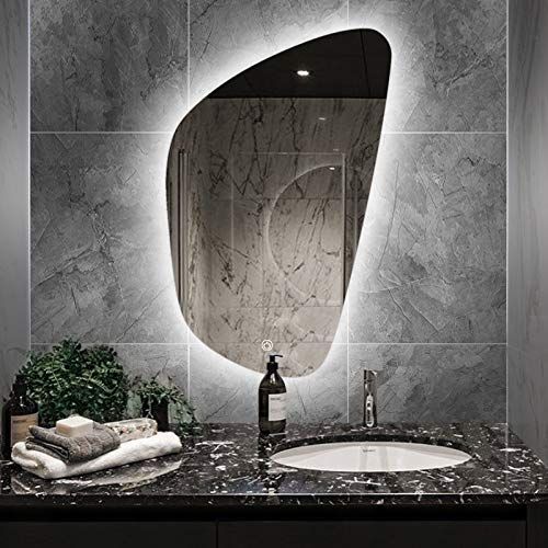 Irregular Backlit Led Bathroom Mirror With Multi Lighting