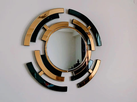 Modern Piece Wall Art Mirror