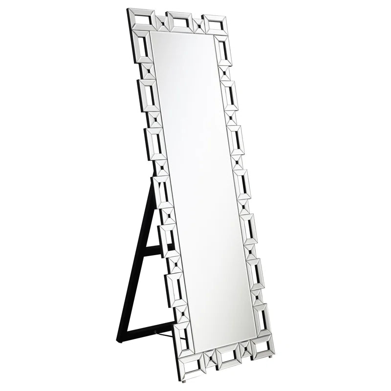 Modernise Strips Full Length Wall Accent Mirror