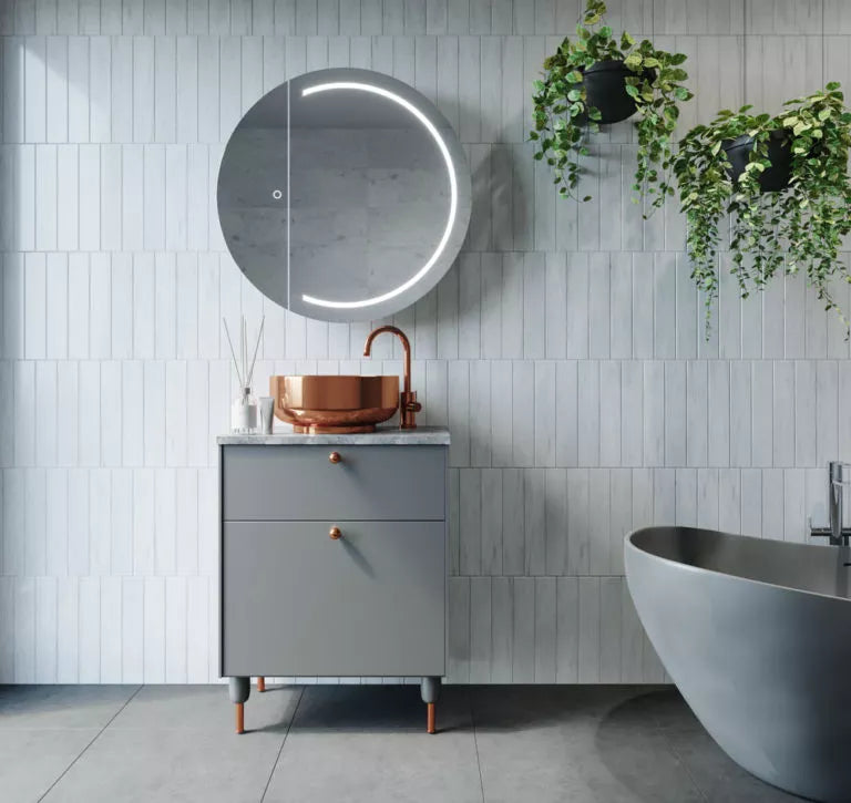 Pearl Round LED Mirror