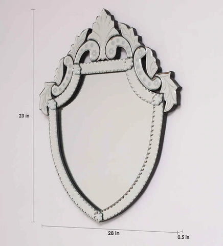 Sheild Venetian Wall Mirror