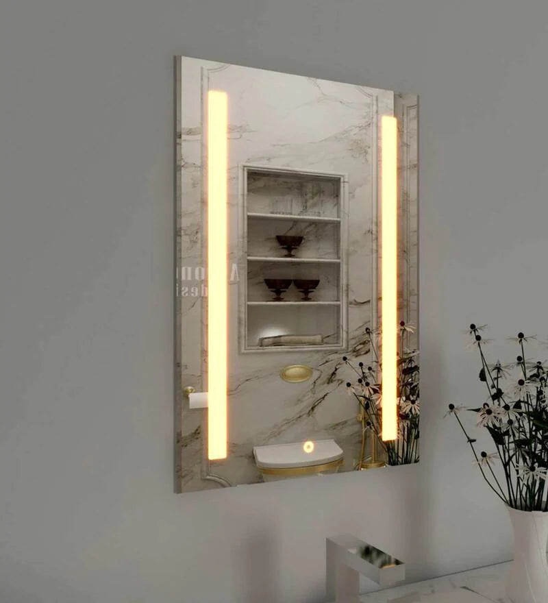 Sideline Rectangle Led Bathroom Mirror (3 Lights Integrated)