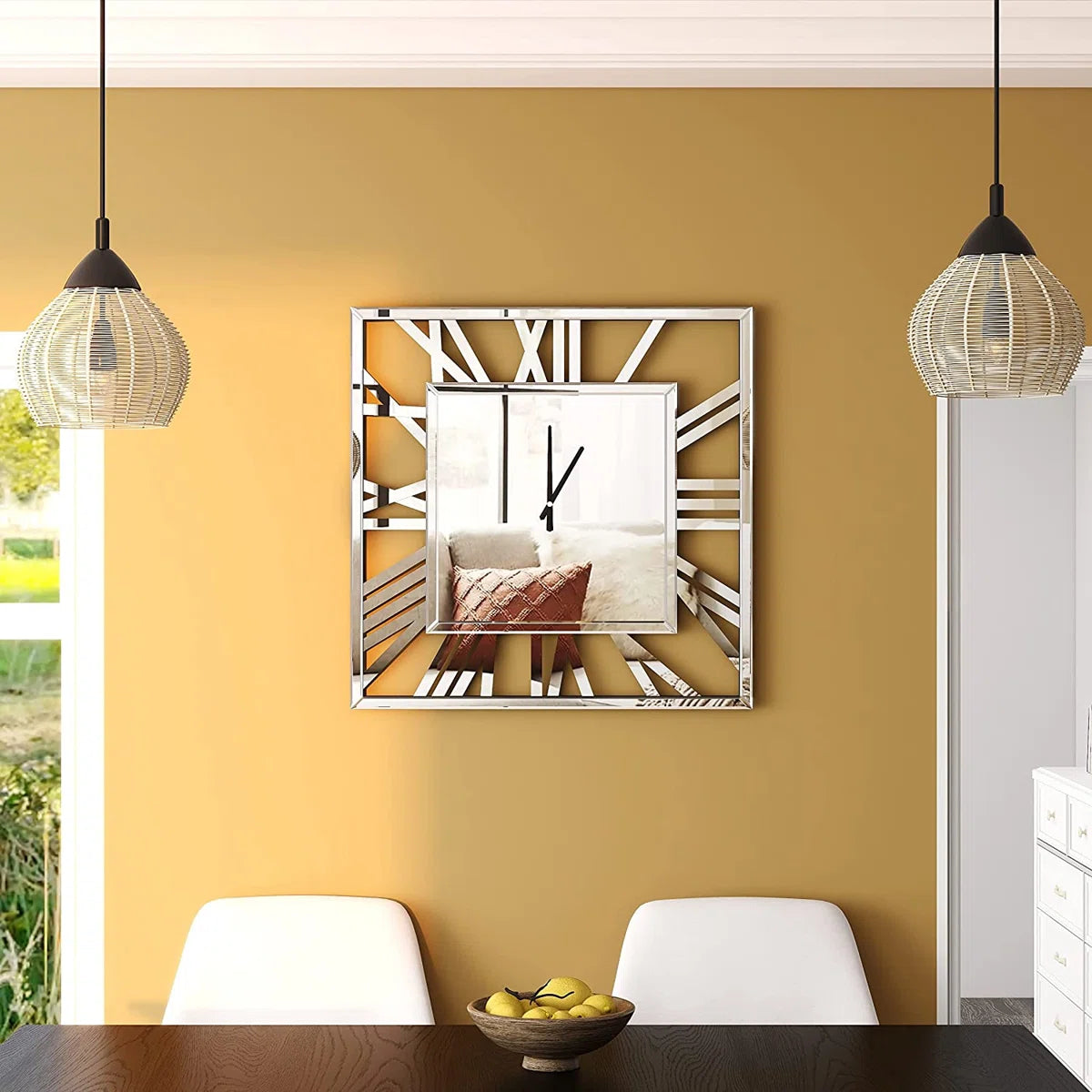 Square Roman Wall Clock