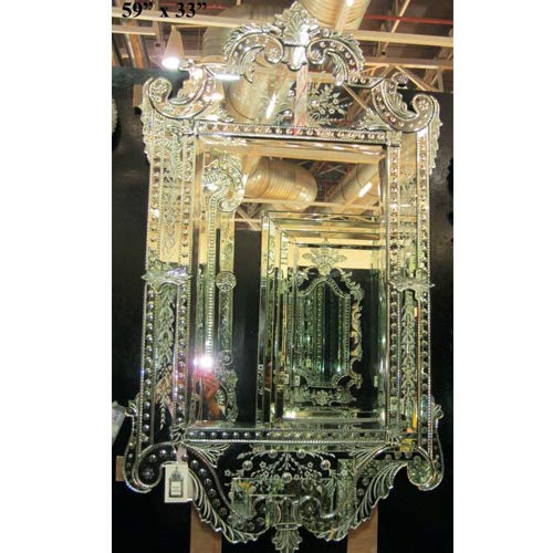 Taj High Crown Wall Venetian Mirror