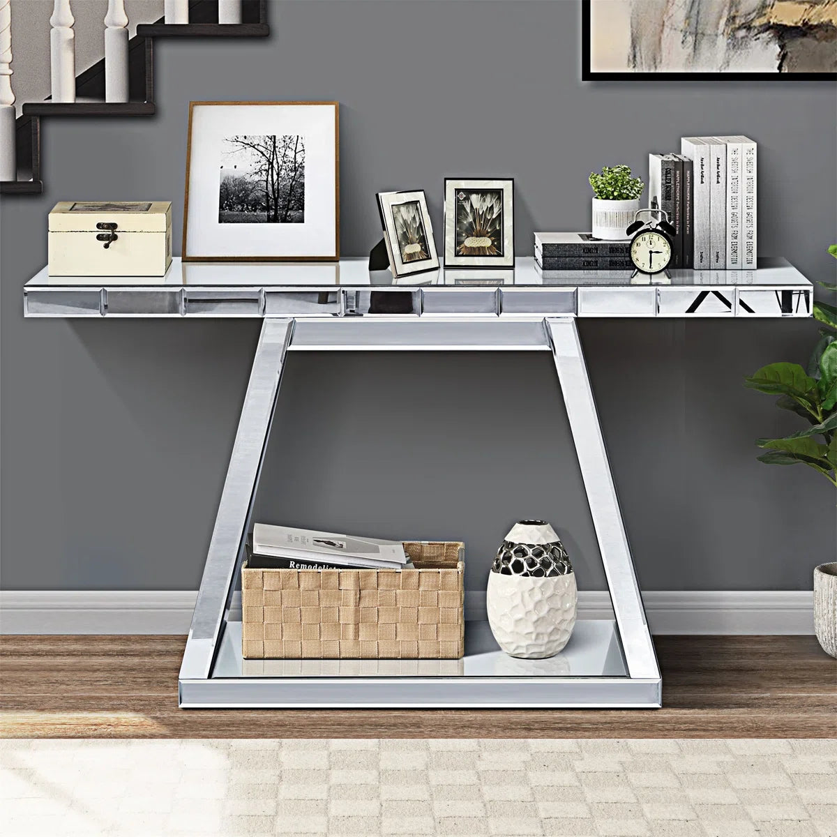 Valhalla Mirrored Console Table