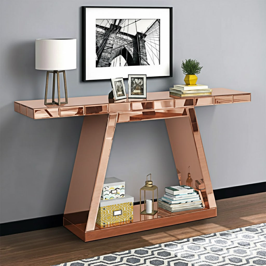 Valhalla Mirrored Console Table