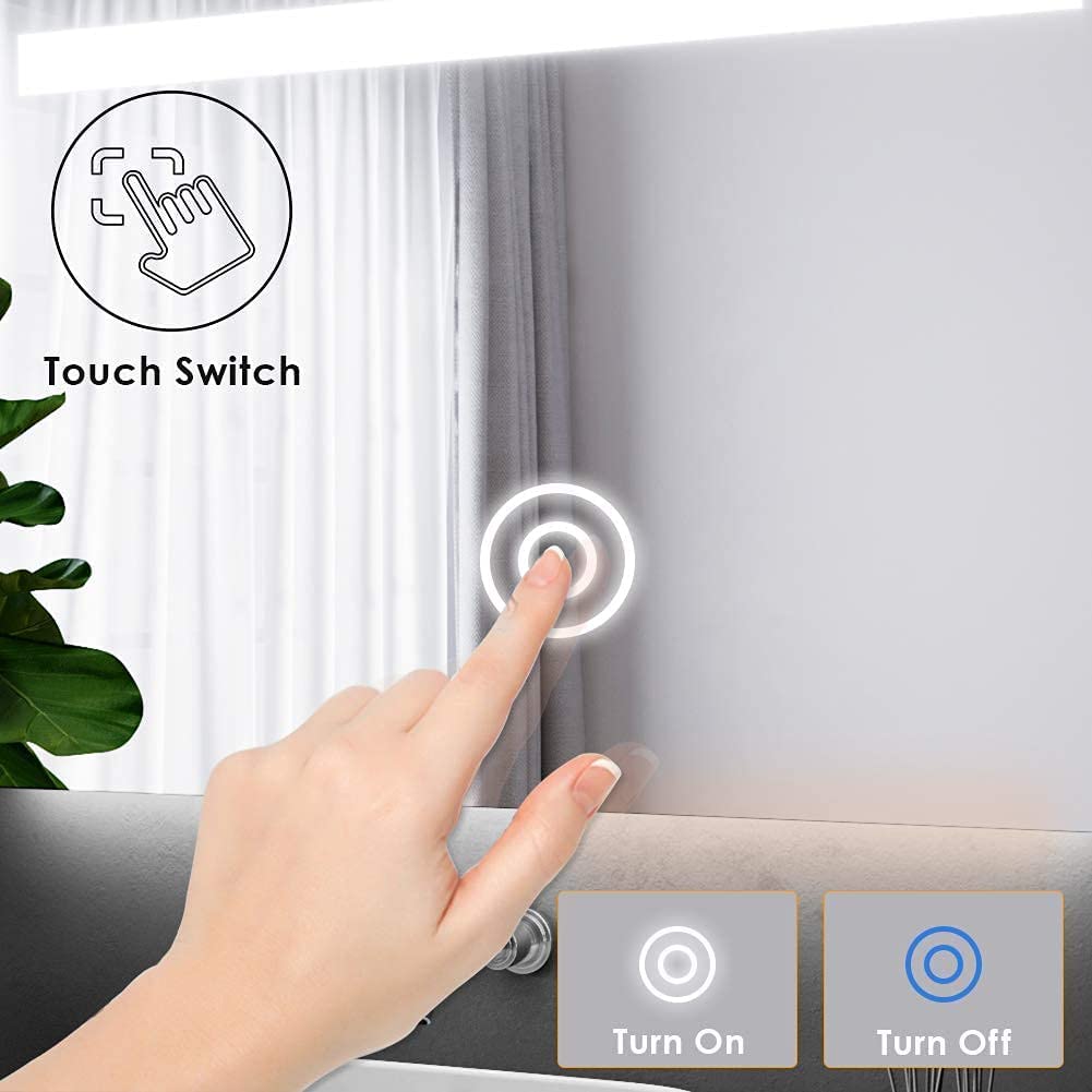 Vanity Led Mirror (3 Lights Integrated)