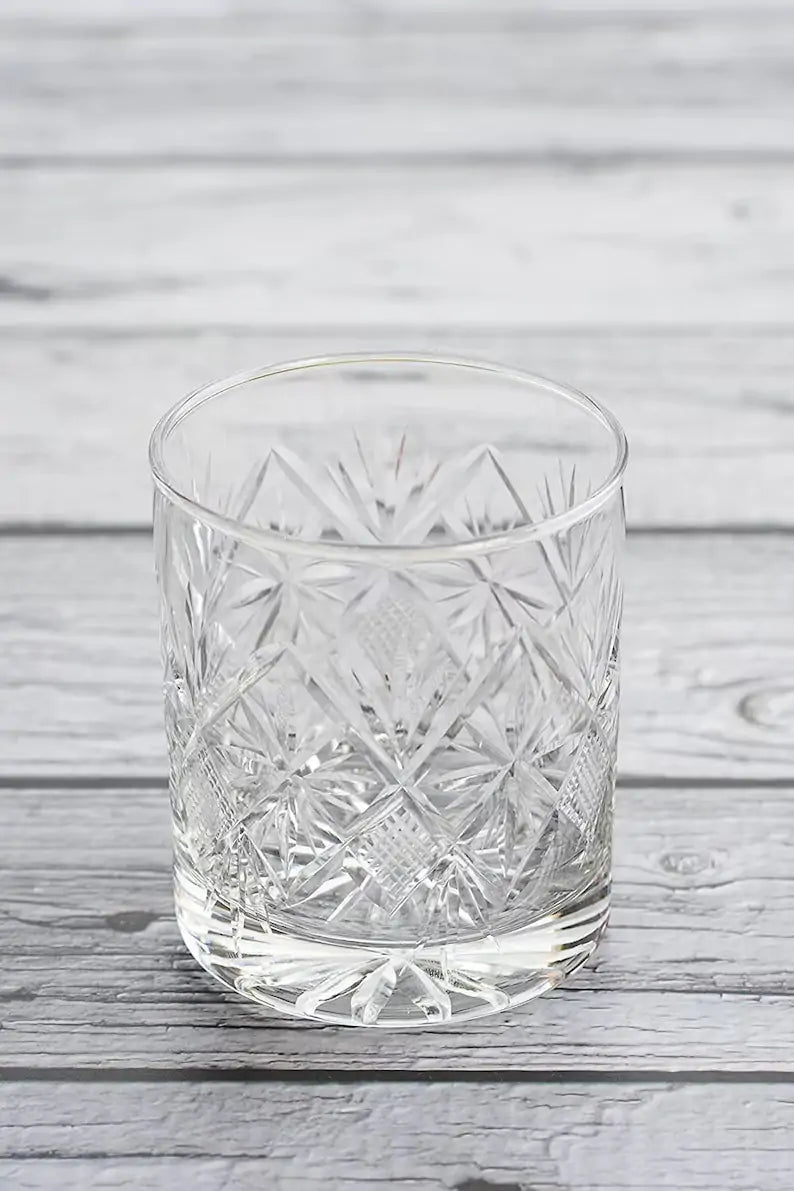 Perifly Italian Crystal Whiskey Glass