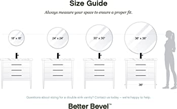 Strips Round Led Bathroom Mirror (3 Lights Integrated)