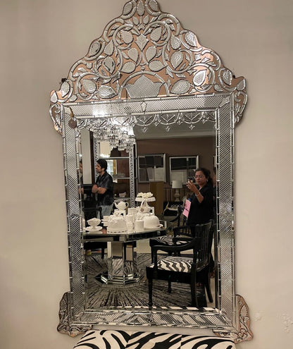 Florence Rose Gold Art Luxury Venetian Mirror