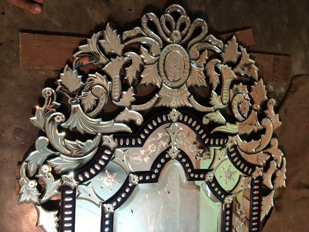 Arte Povera Italian Inspired Venetian Mirror