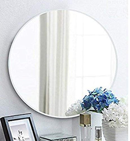 Accent Bevel Round Mirror