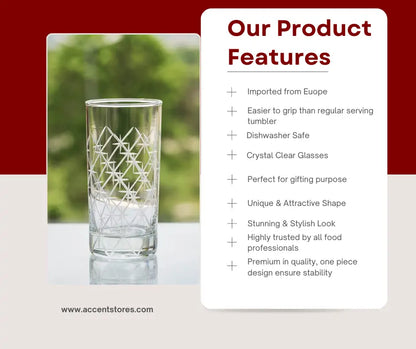 The Starline Crystal Highball Glass