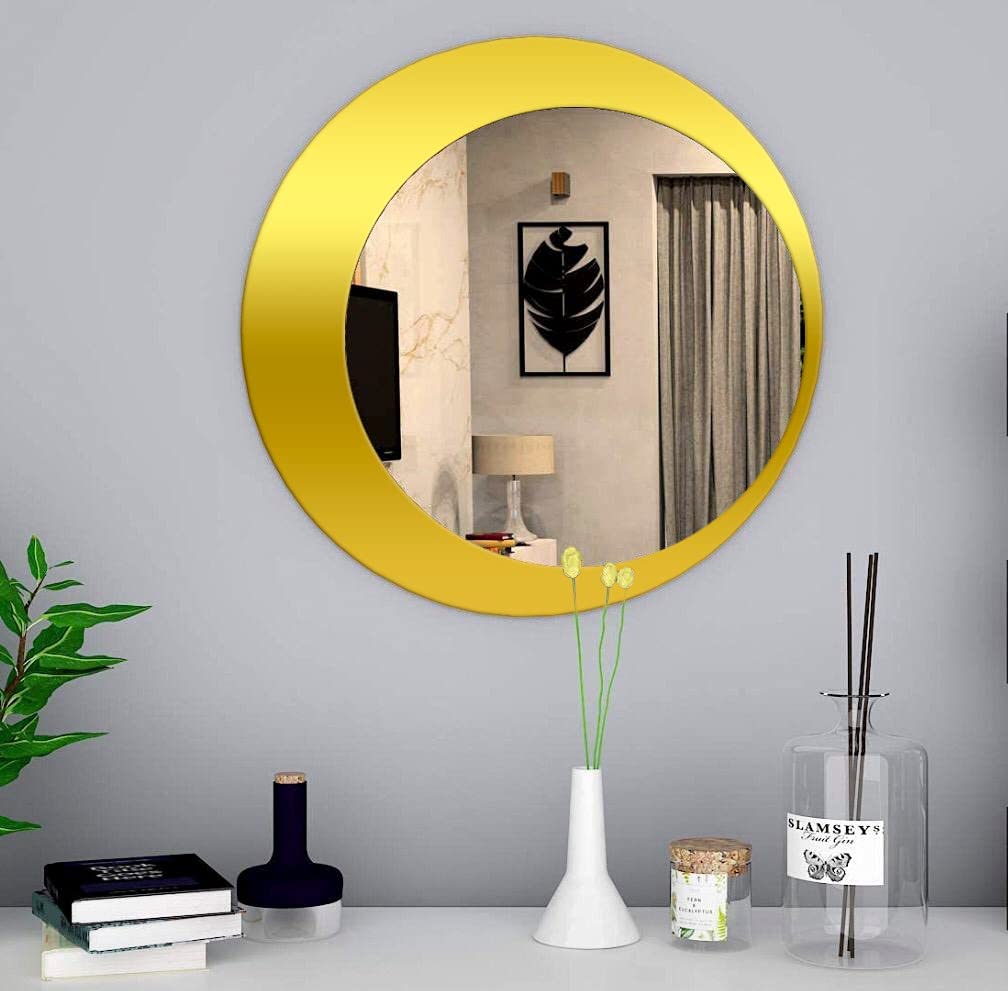 Accent Sideway Gold Washroom Mirror