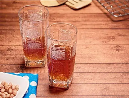 The Zaggy Cut Highball Glasses