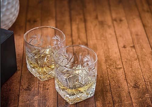 Italian Handcut Mor Crystal Whiskey Glass [LUXE]
