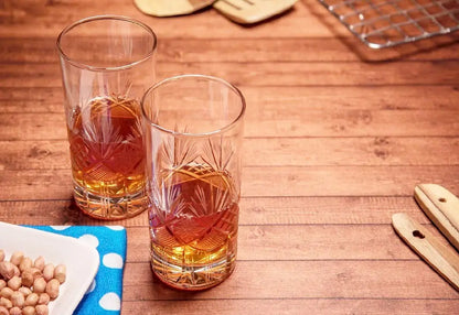 The Maxim Handcut Crystal Highball Glasses