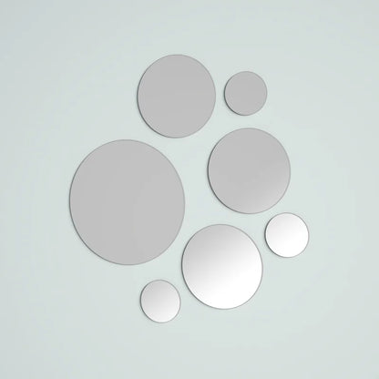 7 Piece Modern & Contemporary Frameless Mirror Set