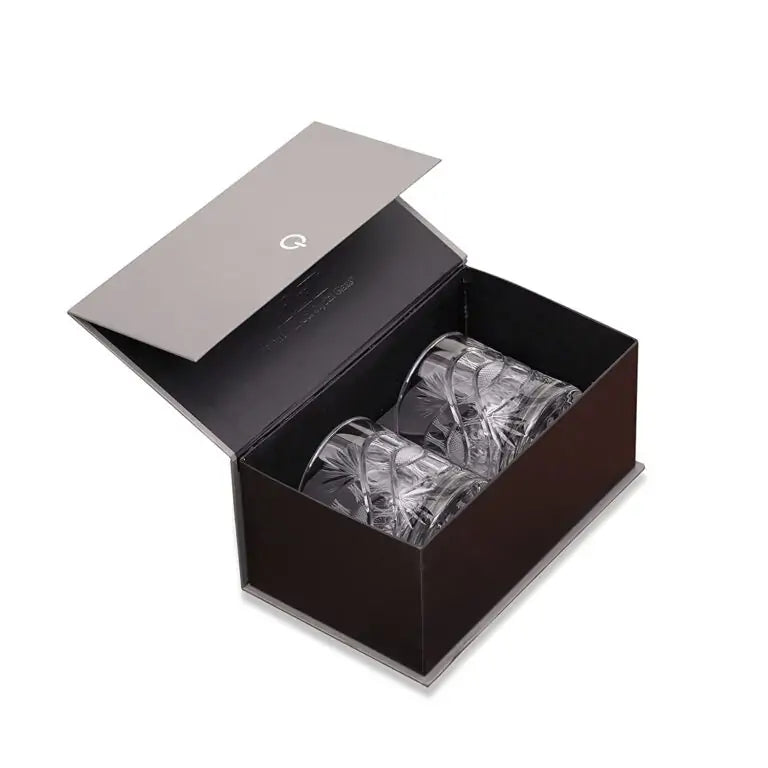 Italian Handcut Nude Crystal Whiskey Glass [LUXE]