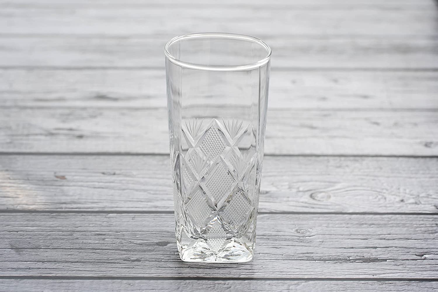 The Morgan Handcut Crystal Highball Glasses