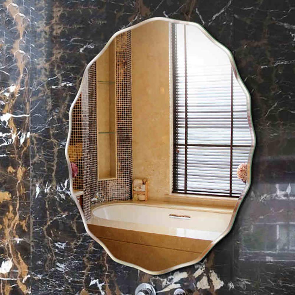 Curved Washroom Mirror for Wash Basin