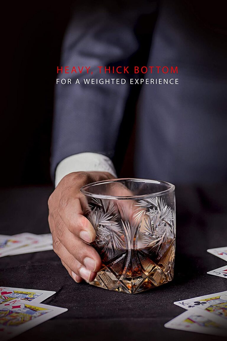 Italian Handcut Mor Crystal Whiskey Glass [LUXE]