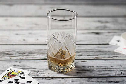 The Morgan Handcut Crystal Highball Glasses
