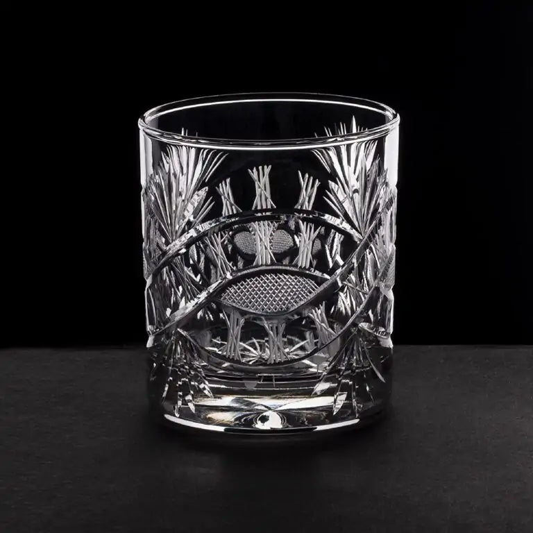 Italian Handcut Nude Crystal Whiskey Glass [LUXE]