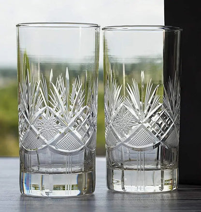 The Maxim Handcut Crystal Highball Glasses