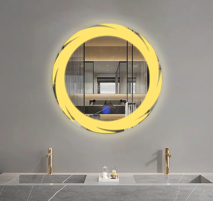Master Whirl Led Bathroom Mirror With Touch Sensor & Dimmable (3 Lights Integrated)